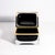 2020s Hand Blown Murano Box in Onyx Black With Brass Fittings For Sale - Image 5 of 9