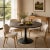 Dimensions: 48" W x 48" D x 31" H Features: • Solid wood top • Metal base • 48” round kitchen table • Distressed finish •...
