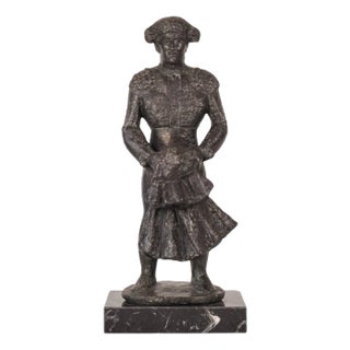 Manuel Martinez Hugué, Bullfighter, 1931, Bronze For Sale