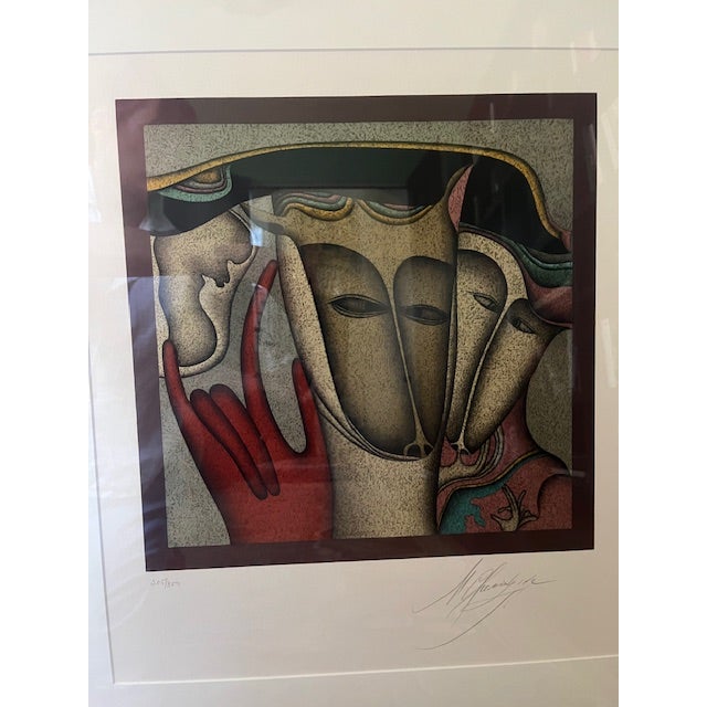 MIKHAIL CHEMIAKIN (1943) Gendarmes from the series ‘Metaphysical Images’" Lithograph by Mihail Chemiakin. hand-signed,...