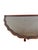 Vintage Southampton Demilune Console Table With Cane & Glass Top For Sale - Image 13 of 18