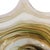 Large Art Glass Swan Vase Green Brown Swirl Handblown Mid-Century Modern Sooner Glass For Sale - Image 13 of 16