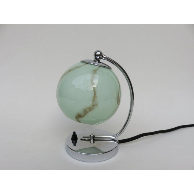 Vintage Art Deco Chrome Table Lamp For Sale - Image 11 of 11