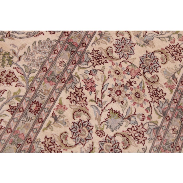 Shabby Chic 1990's Pak-Persian Black/Black Wool Rug - 9'2'' X 12'3'' For Sale In New York - Image 6 of 9