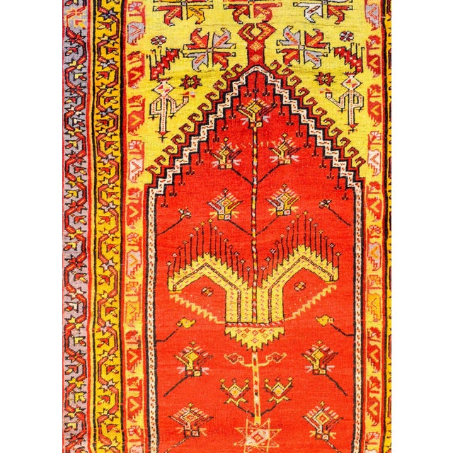 Tribal Early 20th Century Turkish Prayer Rug For Sale - Image 3 of 7