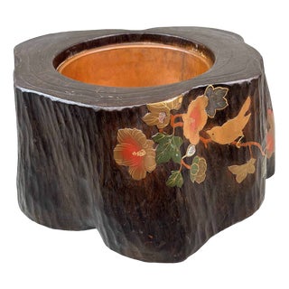 Vintage Kiri Maki-E Hibachi Fire Bowl, 1960s For Sale