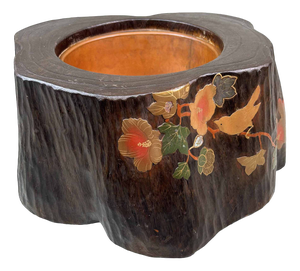 Vintage Kiri Maki-E Hibachi Fire Bowl, 1960s