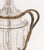 Pair of Regency Style Molded Glass and Brass Lamps For Sale - Image 4 of 7