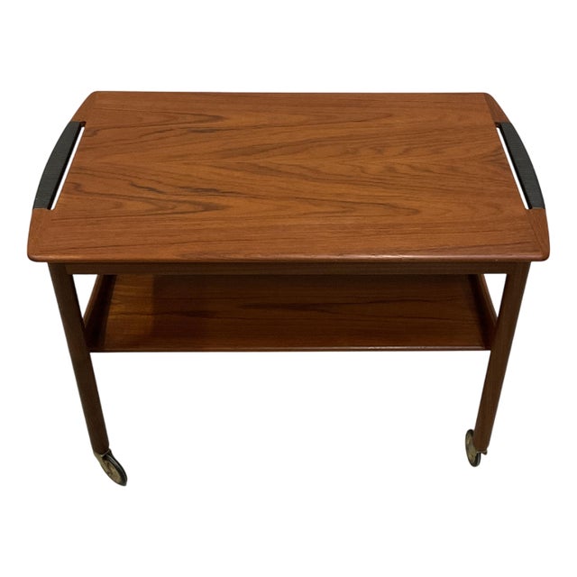 Serving Trolley in Teak, 1960s For Sale