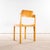 Blonde Stacking Dining Chairs, 1960s, Set of 4 For Sale - Image 9 of 10