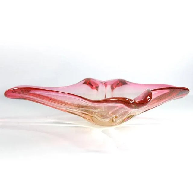 Glass Italian Multicolor Murano Glass Bowl Dish, 1960s For Sale - Image 7 of 11