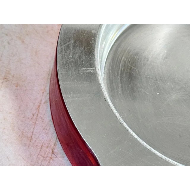 Ashtray in Cast Aluminium and Glass by Chivas, France, 1970s For Sale - Image 3 of 11