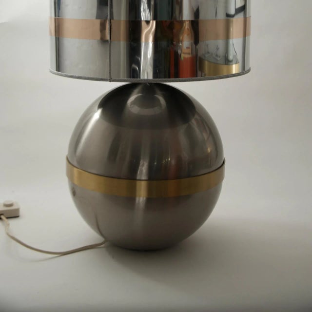 Mid-Century Modern Vinage Table Lamp by Reggiani, 1970s For Sale - Image 3 of 9