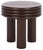 Brown Ohana Accent Table in Dark Brown For Sale - Image 8 of 8