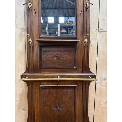 Napoleon III Wardrobe in Walnut For Sale - Image 3 of 8