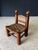 French Provincial Brutalist Low Stool by Charles Dudouyt, France 1940s For Sale - Image 6 of 16