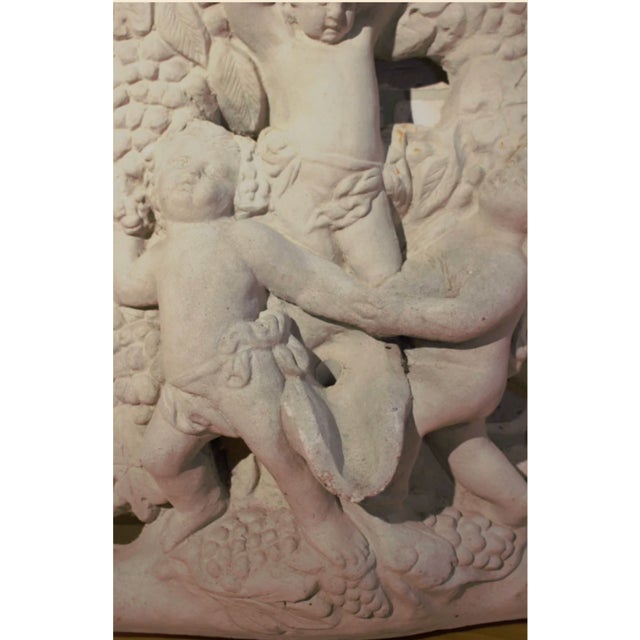 Antique Arched Figural Wall Plaque For Sale - Image 4 of 5