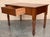 Brown 20th French Louis XV Style Walnut Desk or Library Table With Drawer For Sale - Image 8 of 12