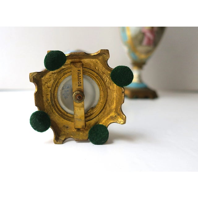 French Sèvres Porcelain Urns, Pair For Sale - Image 12 of 12