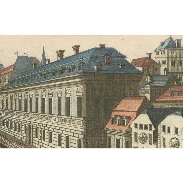 Hand-Colored Optical View of Vienna, 1780, Paper For Sale - Image 4 of 9