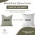Not Yet Made - Made To Order Fabdivine Block Printed Cushion Cover 18x18 Inch Thick Linen- For Sale - Image 5 of 5