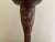 Vintage East African Carved Wood and Leather Pastoralist Headrest Stool For Sale - Image 9 of 14