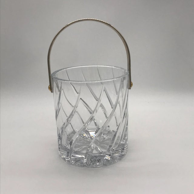 Mikasa Crystal Olympus Cut Ice Bucket For Sale - Image 4 of 9