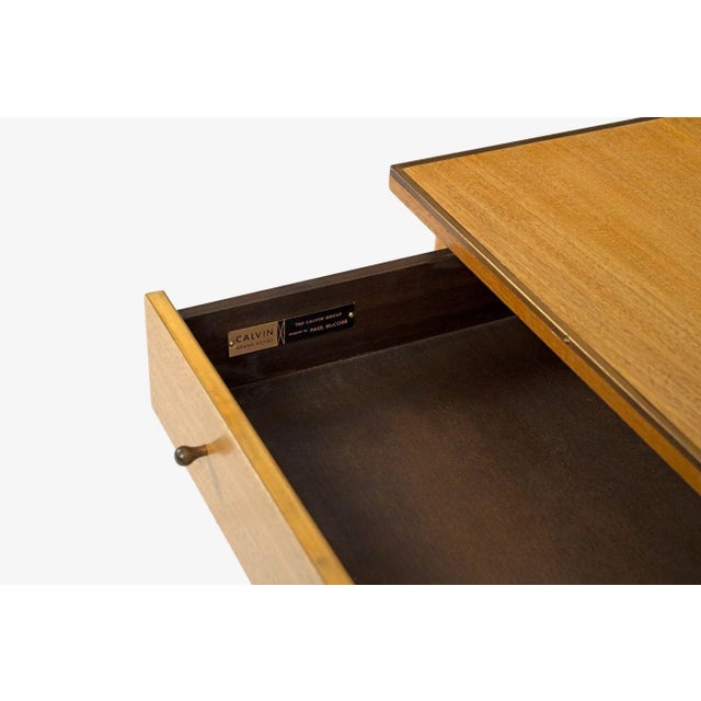 Wood 1950s Paul McCobb for Calvin the Irwin Collection 3-Drawer End Tables - a Pair For Sale - Image 7 of 9