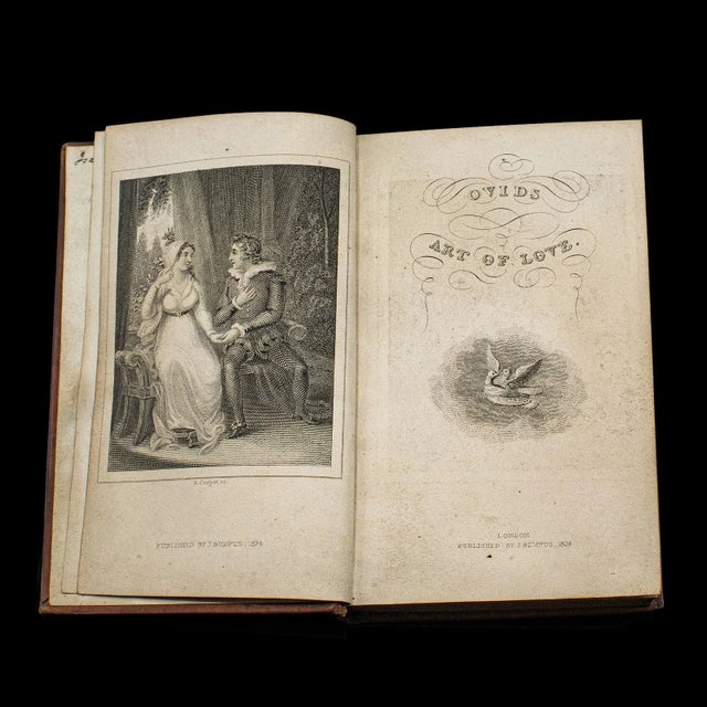 Traditional 1824's Antique Book Ovid's Art of Love For Sale - Image 3 of 10