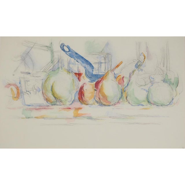 Paul Cezanne, Still Life with Apples and Pears, Lithograph and Stencil For Sale - Image 6 of 6
