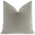 Pair of beautiful custom-made luxury Designer pillows in a Dove Grey colorway. Meticulously handcrafted with serged...
