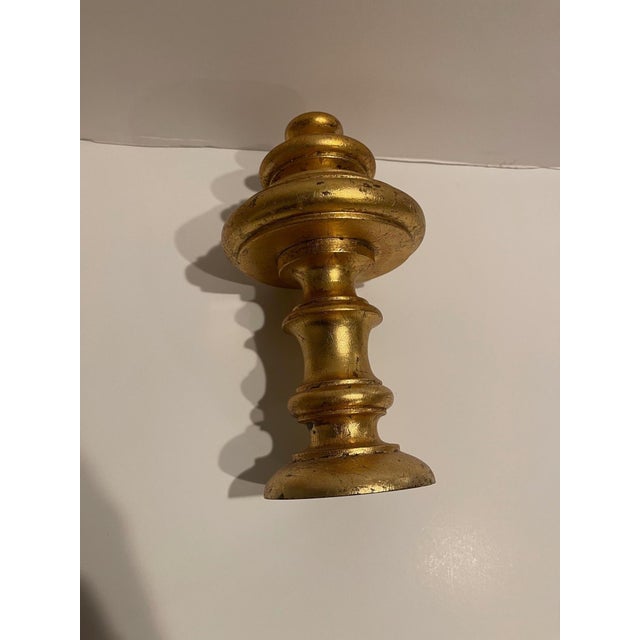 Wood Gold Gilt Wood French Tie Backs or Decorative, Late 19th Century - A Pair For Sale - Image 7 of 7