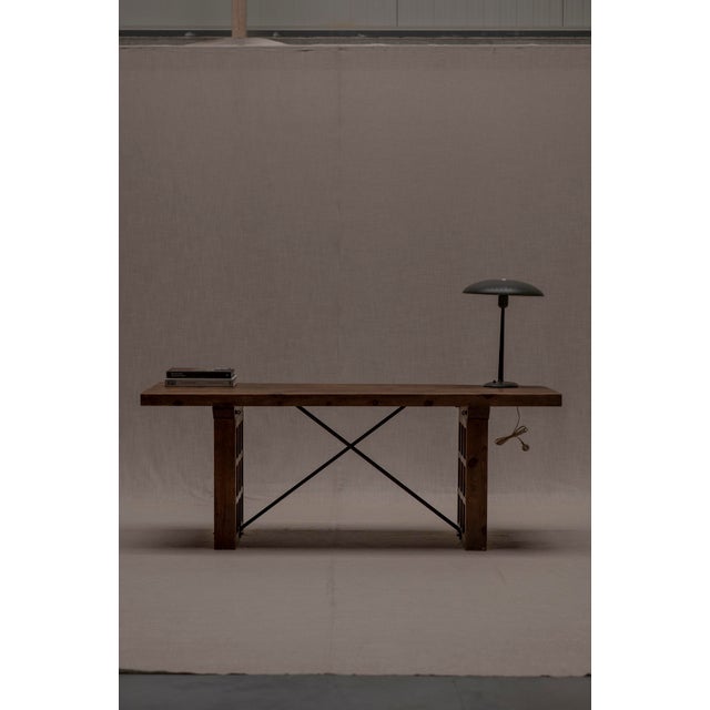 Vintage Brutalist Desk, 1970s For Sale - Image 12 of 17