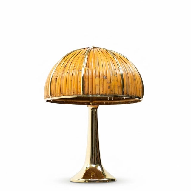 Rising Sun Series Table Lamp by Gabriella Crespi, Italy, 1970s For Sale - Image 17 of 17