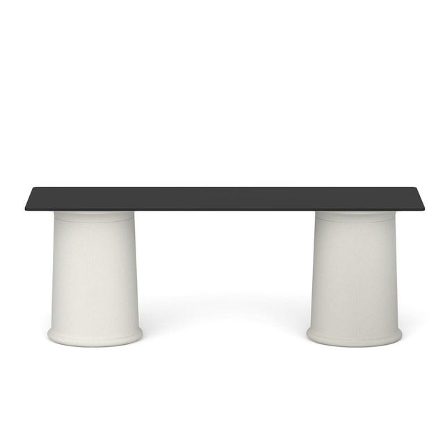 Fat table 5121 in polyethylene by loope dimensions: d 165 x w 65 x h 71 cm. Materials: recycled polyethylene