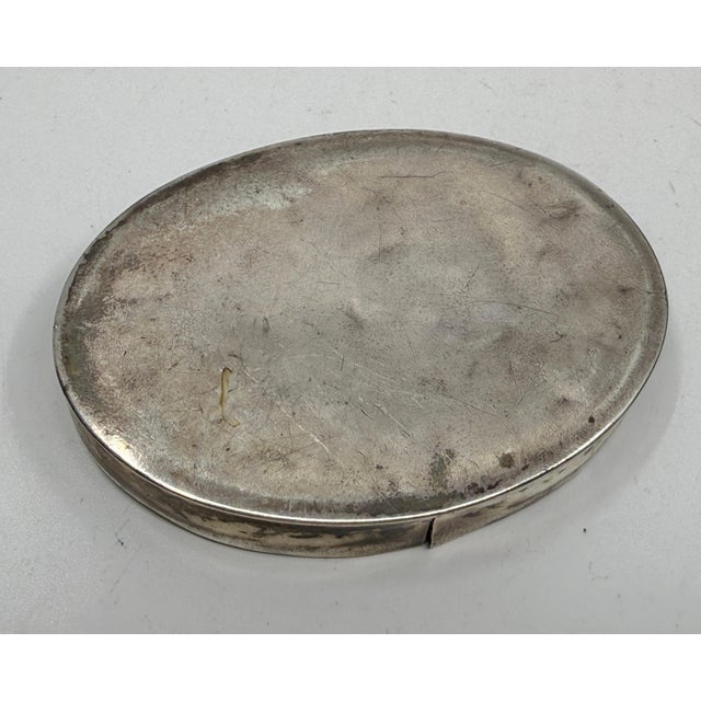 Black 1910s Lovely Silver and Horn Snuff or Trinket Boxes For Sale - Image 8 of 18