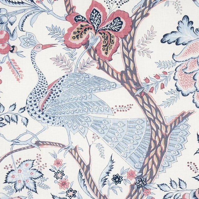 Indian Sample - Schumacher Aveline Linen Fabric in Lilac For Sale - Image 3 of 6