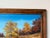 Wood 1970’s B. J. Bailey Autumn Country Path Landscape Oil on Canvas Painting, Rustic Wood Framed For Sale - Image 7 of 12