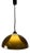 Hanging Lamp in Brown White Acrylic from Elio Martinelli For Sale