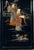 Vintage Chinese Black Lacquer and Inlaid Soapstone Wall Panels Set of Four For Sale - Image 10 of 16