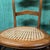 Pair of Vintage Wooden Chairs With Wicker Seats For Sale - Image 9 of 14