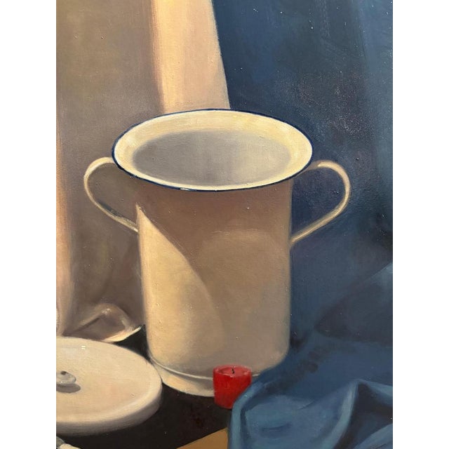 Luisa Albert, Kiss Me, Oil on Canvas For Sale - Image 6 of 9