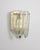 1 of 4 mid-century wall sconces with murano glass pieces, made by doria leuchten, germany, manufactured, circa 1960-1969....