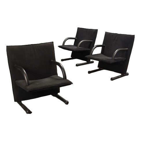 T Line Chairs by Burkhard Vogtherr for Arflex, Set of 3 For Sale