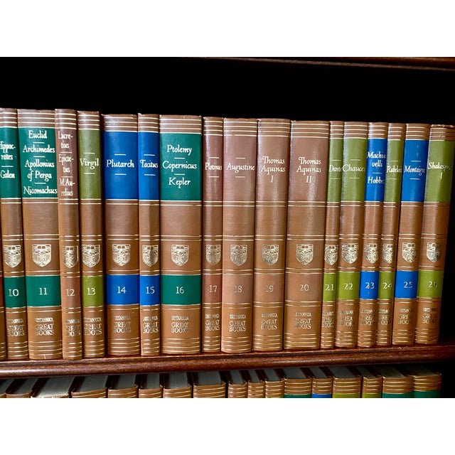 Vintage Great Books of the Western World Complete First Edition 54-Volume Set by Encyclopedia Britannica For Sale - Image 10 of 15
