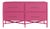 Verona Four-Drawer Dresser in Hot Pink For Sale