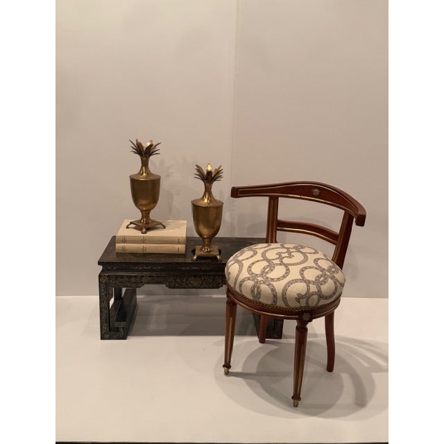 1970s Brass Lidded Pineapple Jars -a Pair For Sale - Image 5 of 10