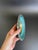 Metal Oppenheim Israel Hammered Brass Verdigris Enamel Bowl For Sale - Image 7 of 10