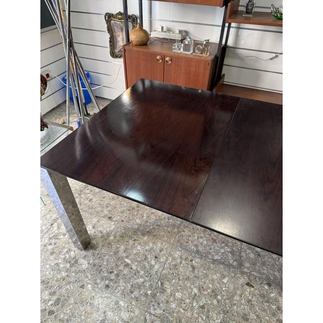 Dining Table attributed to Giovanni Offredi for Saporiti, 1970s For Sale - Image 11 of 14