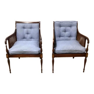 1940s Pair of Sheridan Style Armchairs For Sale